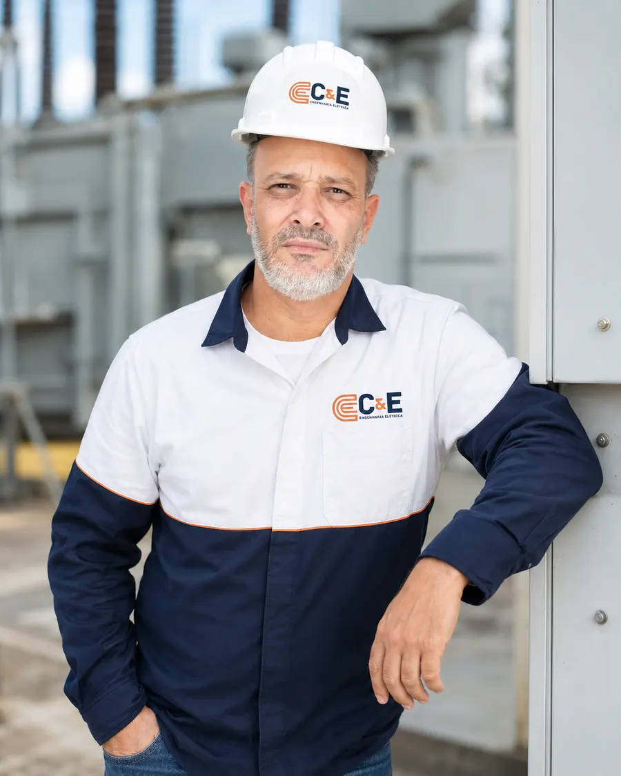 Engenheiro eletricista Claudio Roberto de Oliveira, responsável técnico da C&E